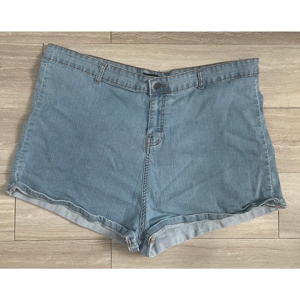 PrettyLittleThing Light Blue Shorts US Size 18